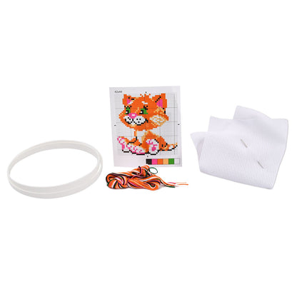 Набор для творчества. Вышивка "Котенок" (с рамкой и пяльцами)