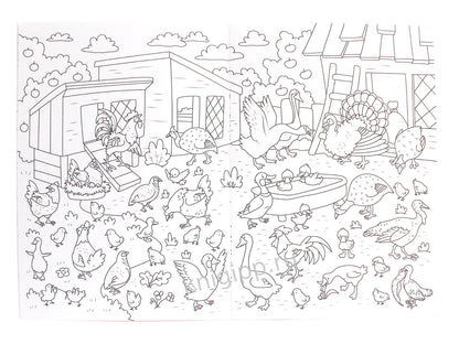 РАСКРАСКА-ВИММЕЛЬБУХ. ДОМАШНИЕ ЖИВОТНЫЕ