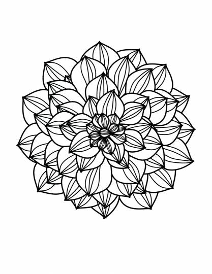 Flowers. Творческая раскраска великолепных цветов