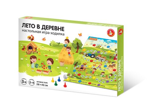 Игра настольная ходилка "Лето в деревне"