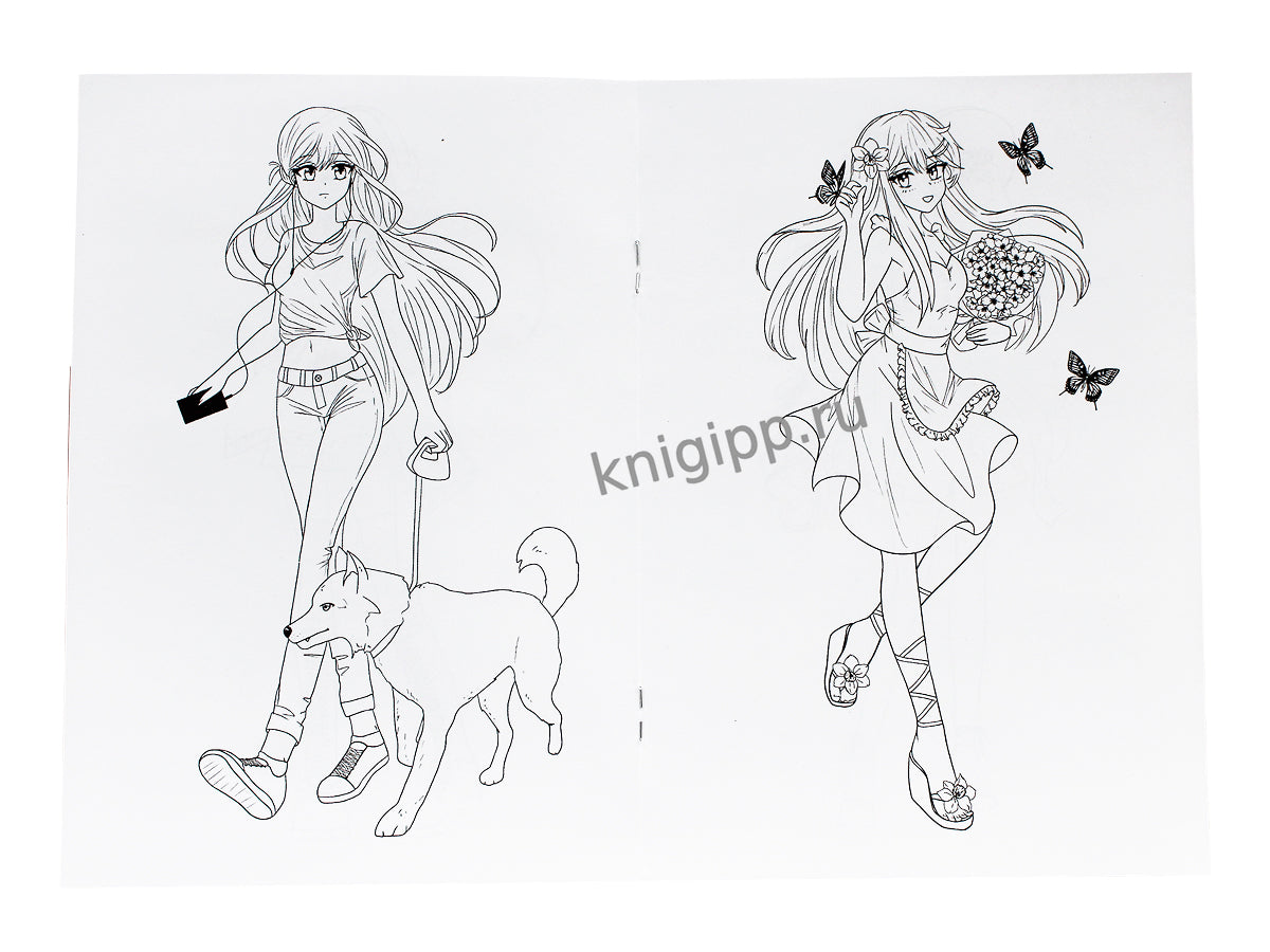 РАСКРАСКА 140х200. МОЙ МИР АНИМЕ