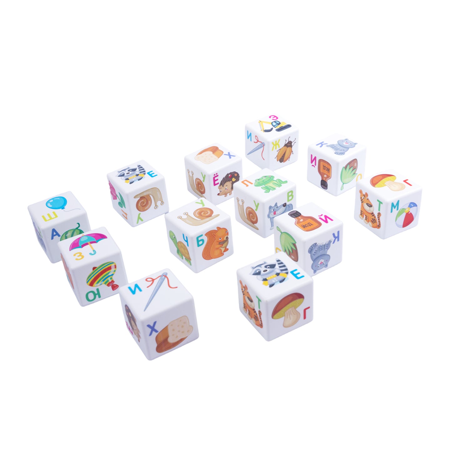 ДК.Кубики "Кубики для умников. Азбука" 12 шт (без обклейки) арт.00712 /20*