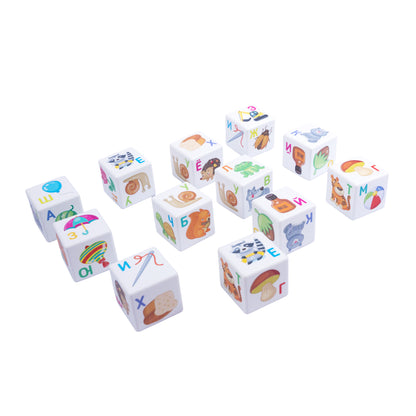 ДК.Кубики "Кубики для умников. Азбука" 12 шт (без обклейки) арт.00712 /20*