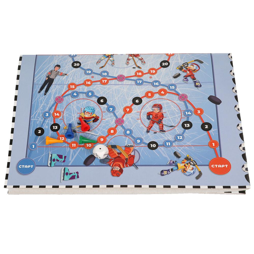 Football. Хоккей. Il y a 2 jeux à jouer. Умные игры в кор.20шт