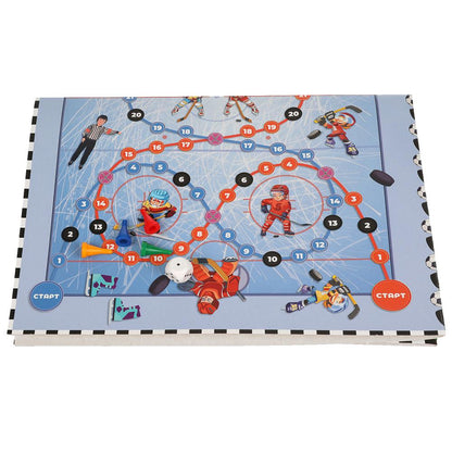 Football. Хоккей. Il y a 2 jeux à jouer. Умные игры в кор.20шт