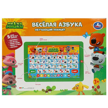 Обучающий планшет Ми-ми-мишки 300 стихов,песен,загадок,звуков.свет.кор.бат. Умка в кор.36шт
