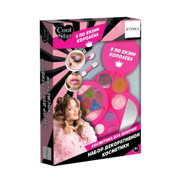 Косметика ДЛЯ ДЕВОЧЕК тени для век, блеск для губ Cool Star в кор.2*72шт