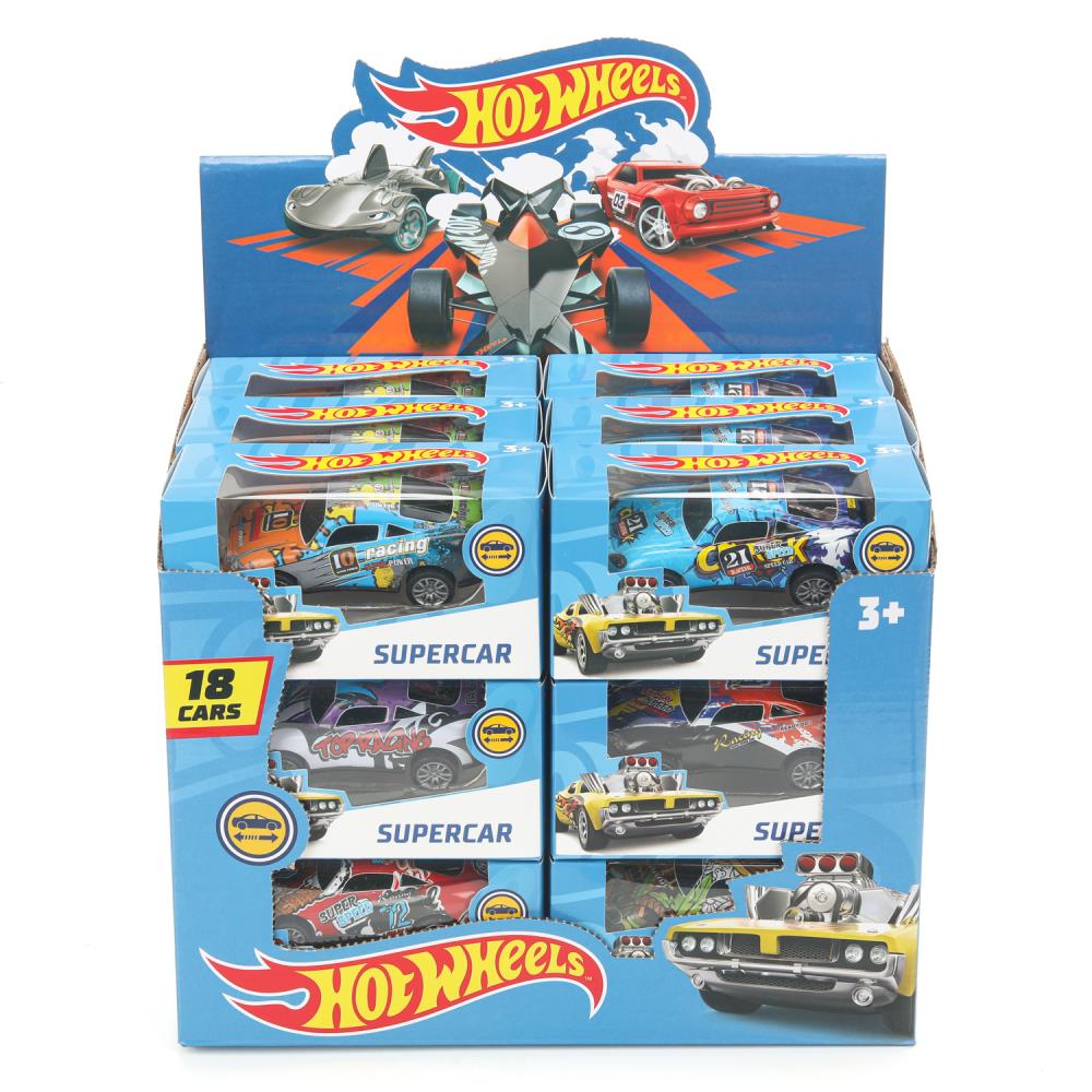 Машина металл СПОРТКАР 10,5см, инерц, дисплей Технопарк уп-18шт в кор.2*10уп