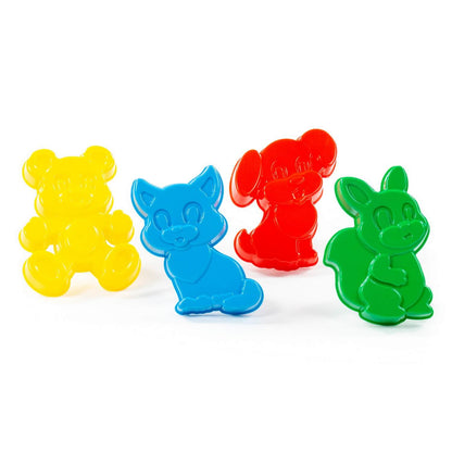 Полесье. Формочки "Белочка,песик,котенок,медведь" арт.7179 /12