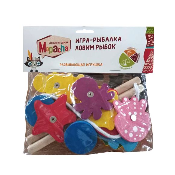 Игрушка детская развивающая: настольная игра "Рыбалка" ТМ "MAPACHA"