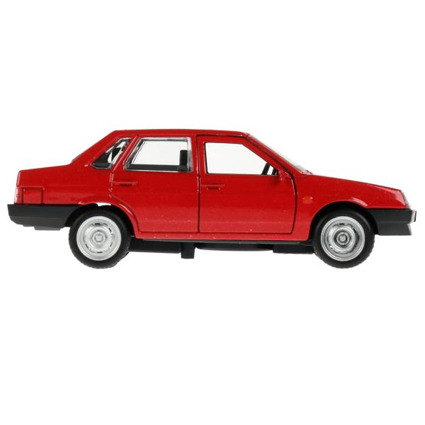 21099-12-RD336381 Машина металл LADA-21099 "СПУТНИК" 12 см, двери, багажник, инерц, красный, кор. Техно