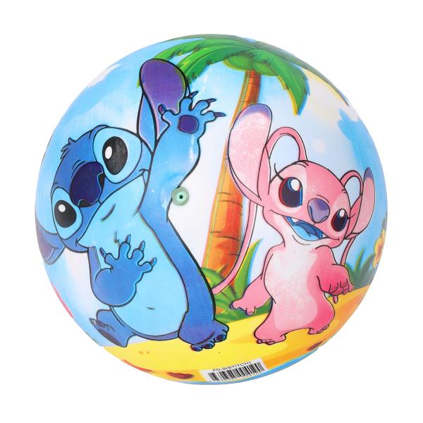 FD-9(STITCH) (144) Мяч пвх 23 см лило и ститч полноцвет, в сетке ИГРАЕМ ВМЕСТЕ в кор.144шт