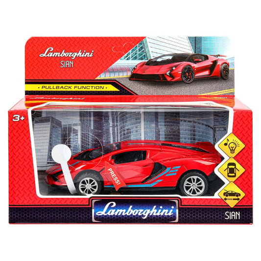 1:32 modèle en métal noir-pièce lamborghini sian 14,9 cm, double, inertie, bagage. - dans le cor.2*48шт