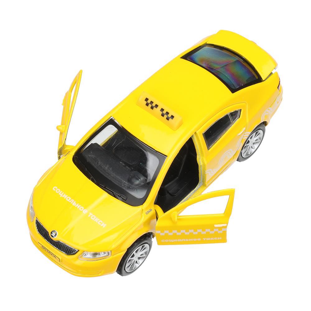 Machine en métal SKODA OCTAVIA 12 см, double, bagage, инерц.соц ТАКСИ кор. Parc technologique dans le cor.2*36шт