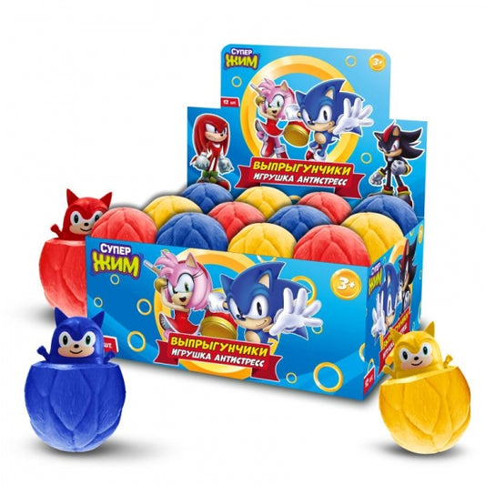 Антистресс выпрыгунчик, дисплей Супер Жим уп-12шт в кор.12уп