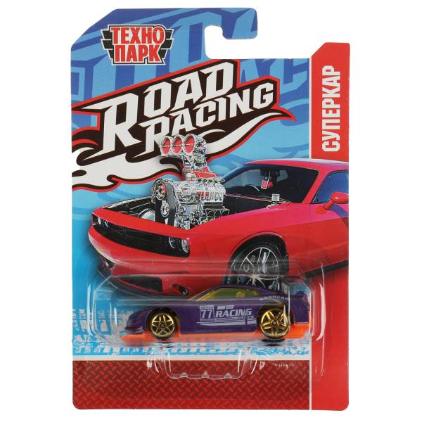 Machine en métal ROAD RACING SUISSE 7,5 cm, dans un assortiment, en blister. Parc technologique en cor.2*288шт