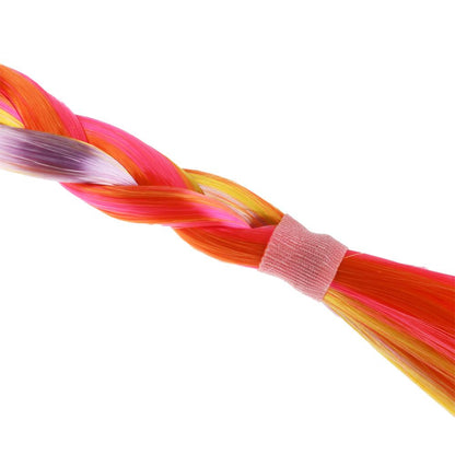 Аксесс д/девочек СКАЗОЧНЫЙ ПАТРУЛЬ резинка с косой/banтом(роз/оранж/желт)МИЛАЯ ЛЕДИуп-10шт в kor50up