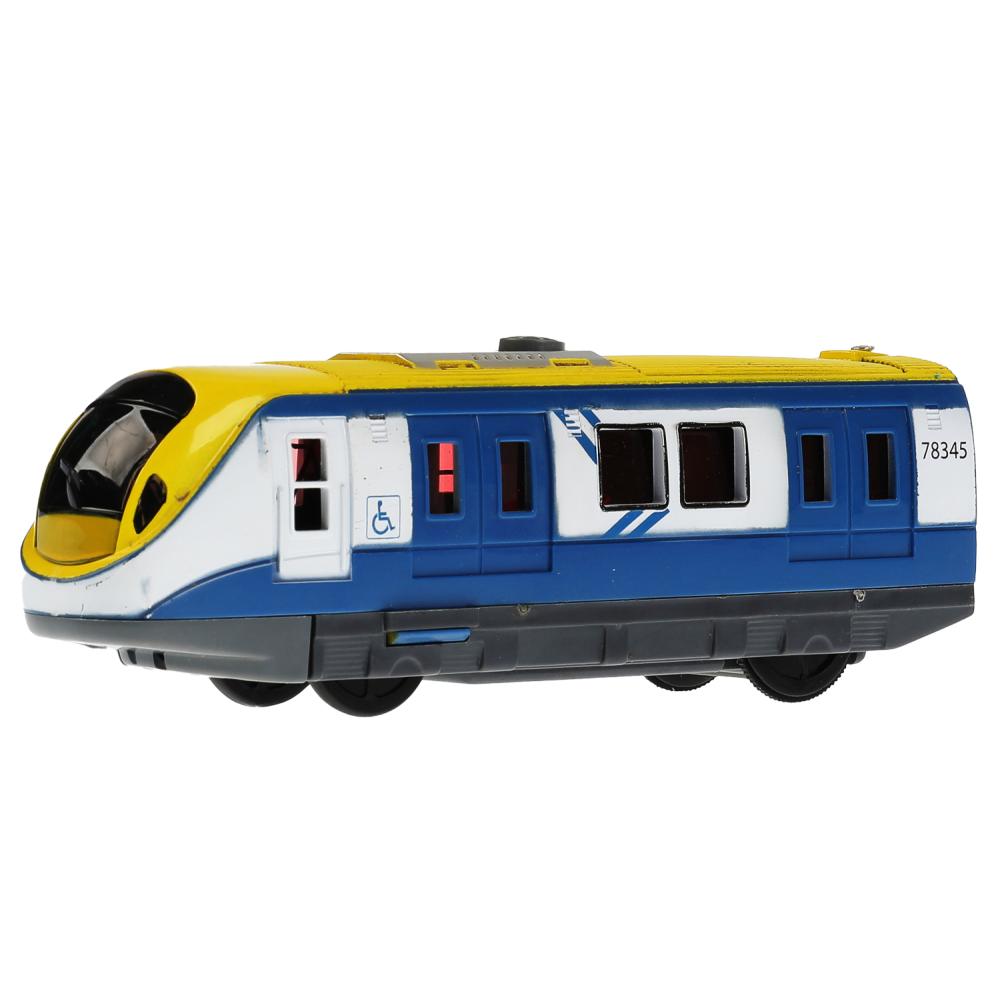 1607B003-R 306801 Железная дорога 176см метро, на бат. свет+звук, с аксесс. в кор. ТМ «ИГРАЕМ ВМЕС»