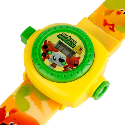 Часы "Умка" "Мимимишки" с проекцией, 24 кадра, цвет в ассорт. на блистере (русс. уп.) в кор.2*144шт