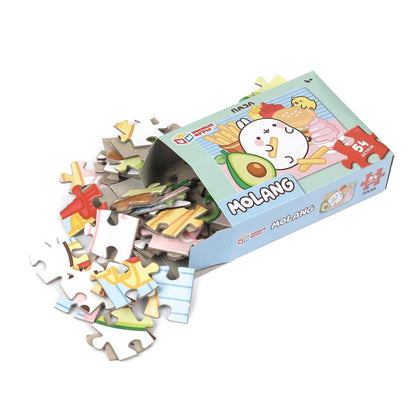 Molang. Пазлы классические в коробке. Пазл 54 детали. 90х65х25 мм. Умные игры в уп.32шт в кор.8уп