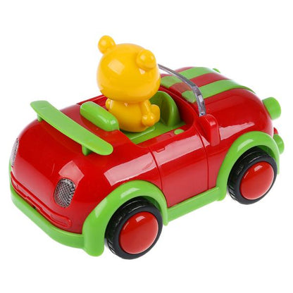 B1724009-R Моя первая машинка ДРУЖИНИНА 30 песен,фраз,звуков.моторчик,свет.кор.бат, Умка в кор.2*24ш