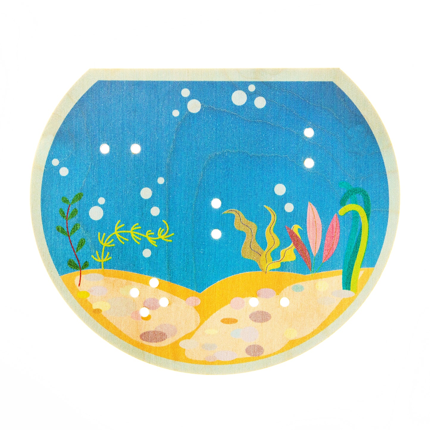 Шнуровка деревянная "Аквариум" (конверт)