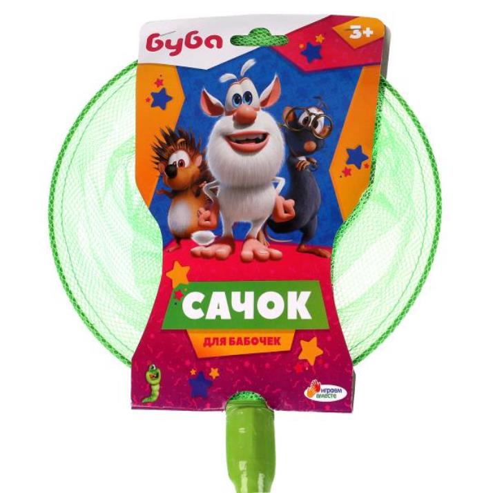A01011-BUBA324219 Сачок БУБА 20*70см, на карт. ИГРАЕМ ВМЕСТЕ в кор.100шт
