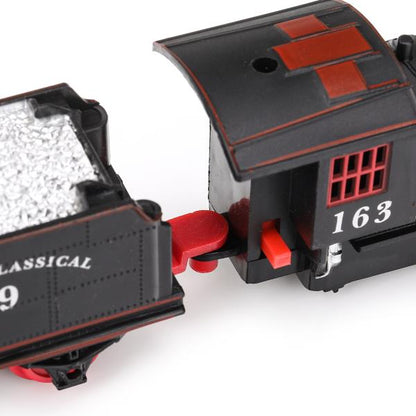 Железная дорога на бат. красная стрела свет, длина 251см, кор.41,5*25*4,3см ТЕХНОДРАЙВ в кор.2*24шт