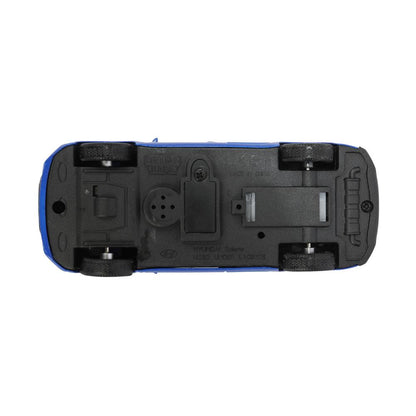 Машина металл HYUNDAI SOLARIS, 12 см, двери, багажник, инерц, синий, кор. Технопарк в кор.2*36шт