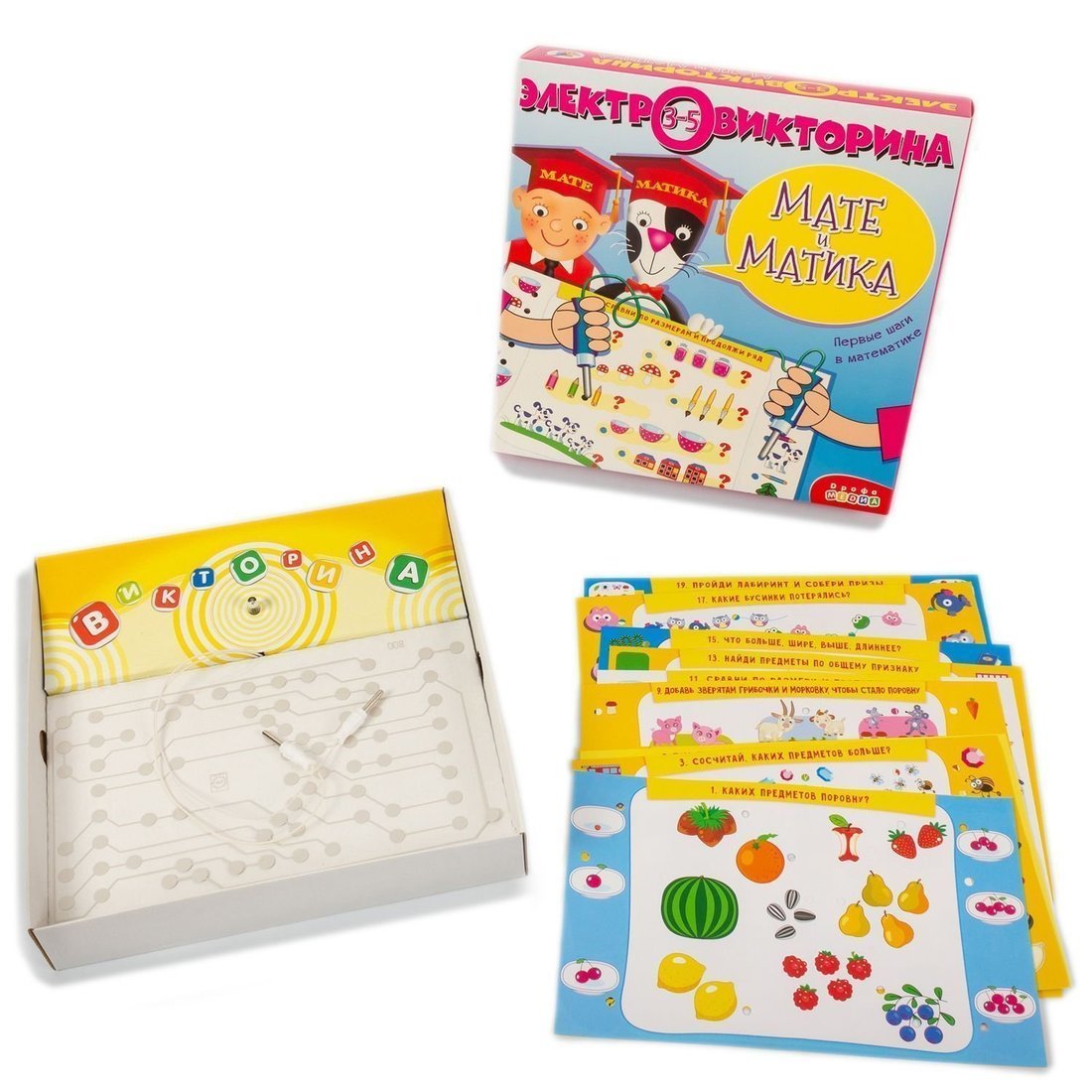 Игра настольная Дрофа-Медиа Электровикторина Мате и Матика