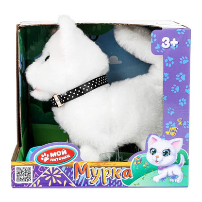 Интерактивная игрушка кошка мурка в коробке МОЙ ПИТОМЕЦ в кор.2*18шт