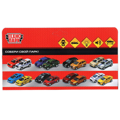 LIMO80208-18SL-MIX 313421 Машина металл свет-звук ЛИМУЗИН 18 см, двери, капот, инерц, ассорт, кор.