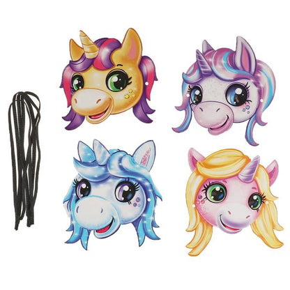 Загадочные единорожки. Настольная игра с масками. 217х330х27 мм 1 стр. Умные игры в кор.20шт