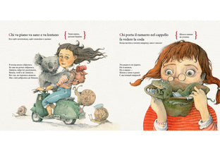 Самовар и кофеварка. 34 пары итальянских и русских пословиц : [сб. пословиц] / пер. с итал., сост. и предисл. М. В. Гойхман ; ил. В. В. Козлова. — М. : Нигма, 2018. — 48 с. : ил. — (Слово за слово).