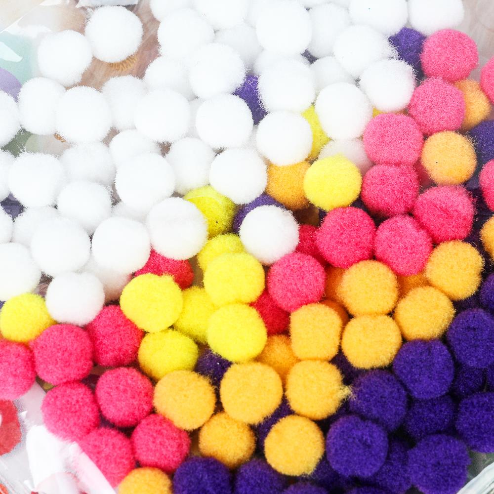 Application de pompons 17*23 cm en forme de croix МУЛЬТИ АРТ en cor.100шт