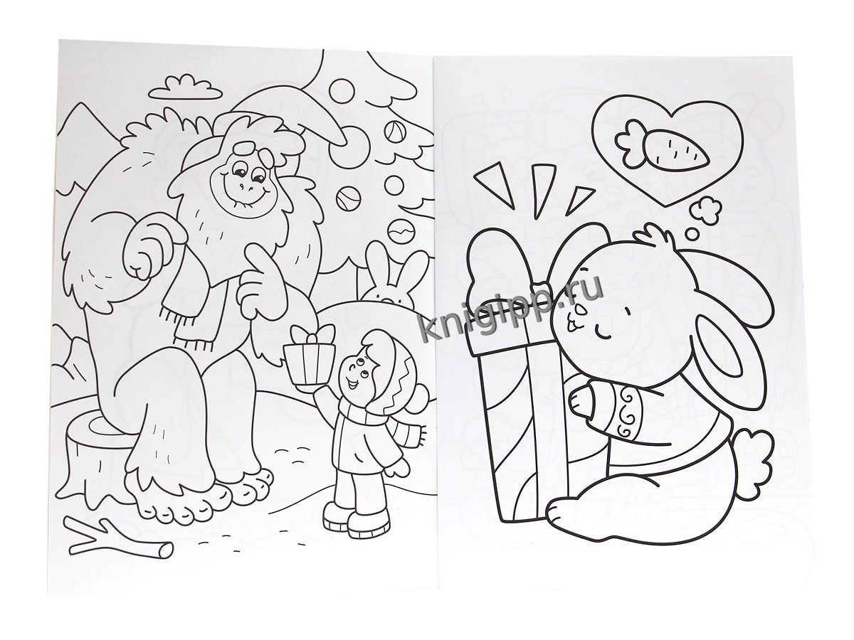 НГ РАСКРАСКИ с новогодними очками. НОВОГОДНИЕ ПРИКЛЮЧЕНИЯ