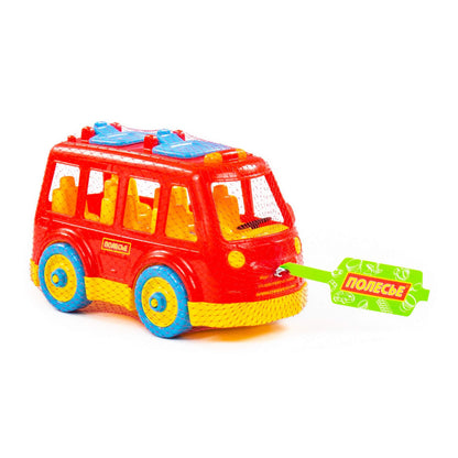 Полесье. Конструктор-транспорт "Автобус" арт.71248 (26 элементов) (в сеточке) /8*