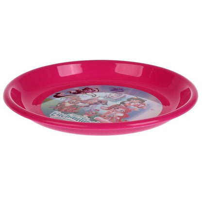 Enchantimals. Тарелка детская плоская пластиковая, 185х185х23 мм, ТМ Умка<br> в кор.60шт