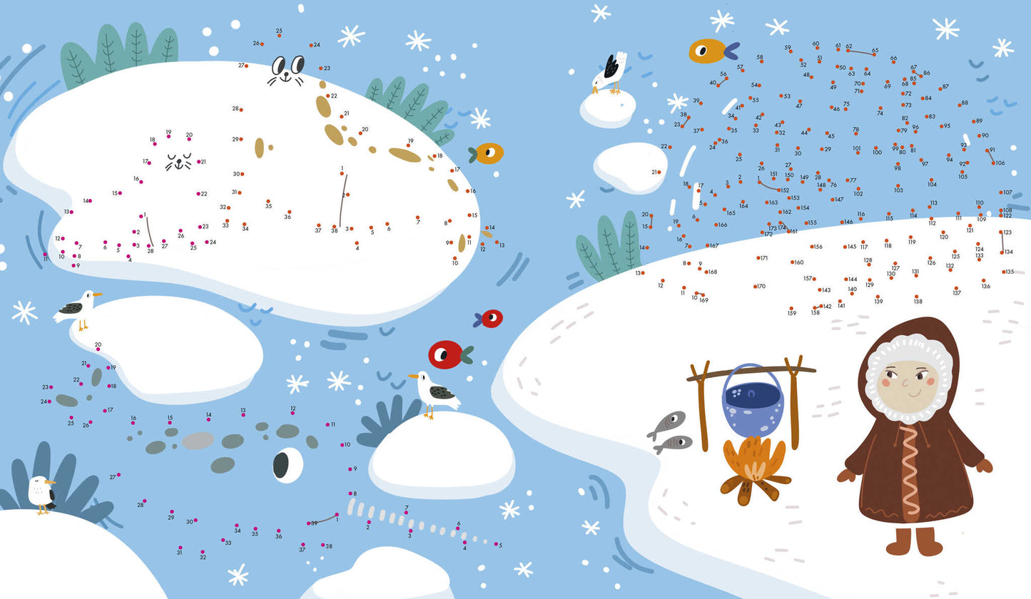 Рисуем и играем. Рисуем по точкам для девчонок