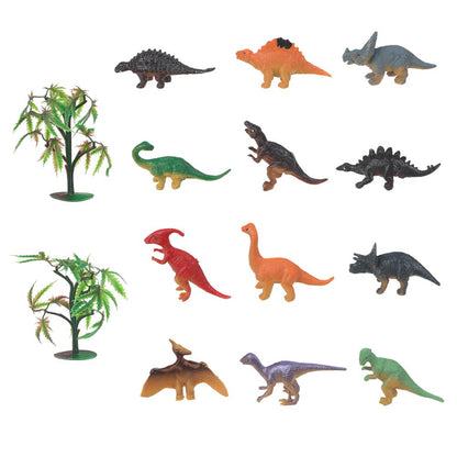 Набор игрушек пластизоль из 12-ти динозавров в пакете ИГРАЕМ ВМЕСТЕ в кор.2*192наб