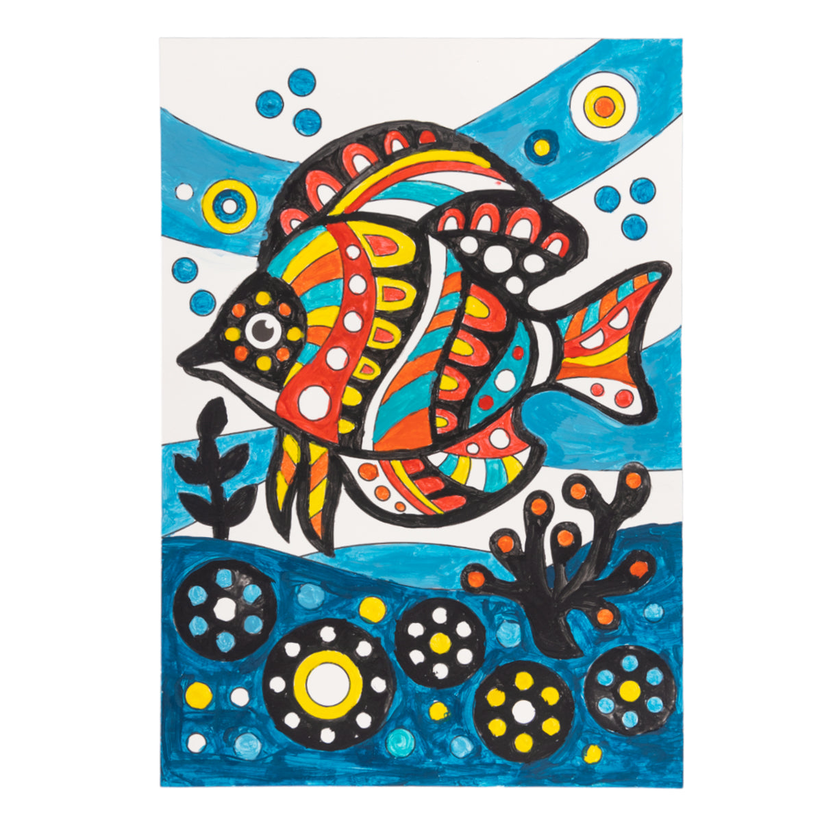 Набор для творчества. Раскраска "Рыбка"