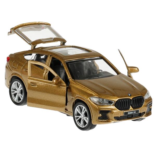 Machine en métal BMW X6 pour 12 cm, double, bagage, argent, argent, cor. Parc technologique dans le cor.2*36шт