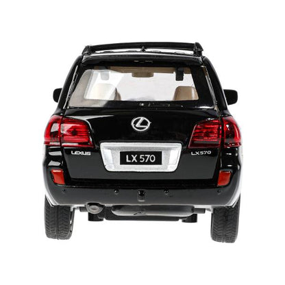 Machine en métal pour le véhicule LEXUS LX570, 14,7 cm, double, bagage, technologie d'inertie dans la couleur 2*24 pouces