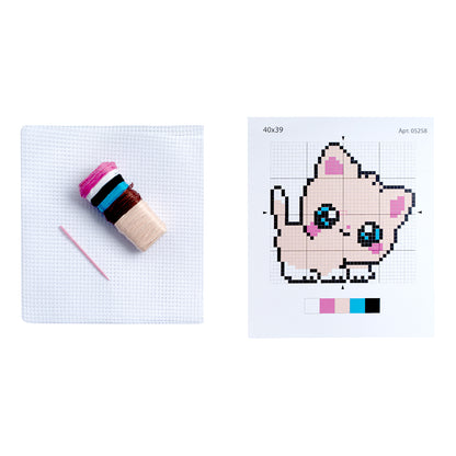 Набор для творчества. Вышивка "Кисонька" (с пяльцами)