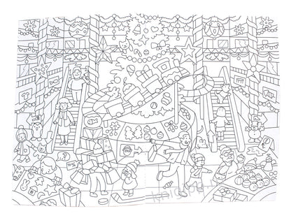 РАСКРАСКА-ВИММЕЛЬБУХ. ВОЛШЕБНЫЙ НОВЫЙ ГОД