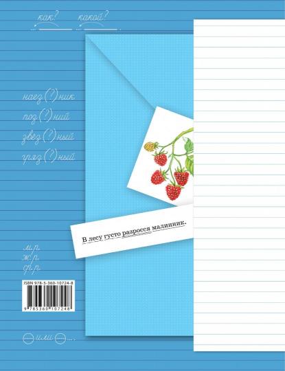 Русский язык. Тетрадь для контрольных работ. 3 кл. Рабочая тетрадь.