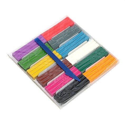 Пластилин Восковой 12 цв. 180г со стеком Забавные зверята в карт.короб. с европодвесом