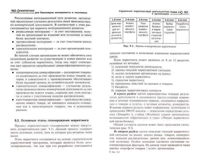Маркетинг для бакалавров менеджмента и экономики