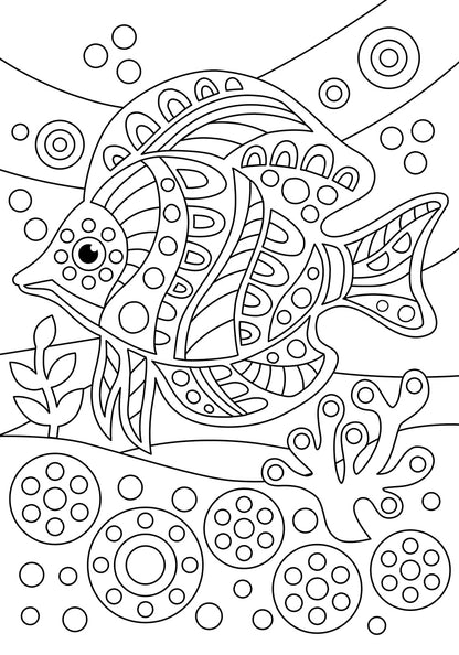 Набор для творчества. Раскраска "Рыбка"