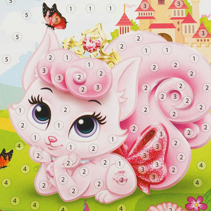 Аппликация стразами в пакете 15*21 см питомцы МУЛЬТИ АРТ в кор.100шт